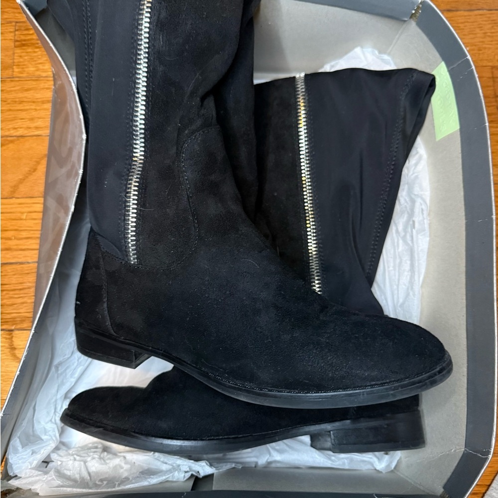 Apt. 9 Black Over the Knee Boots